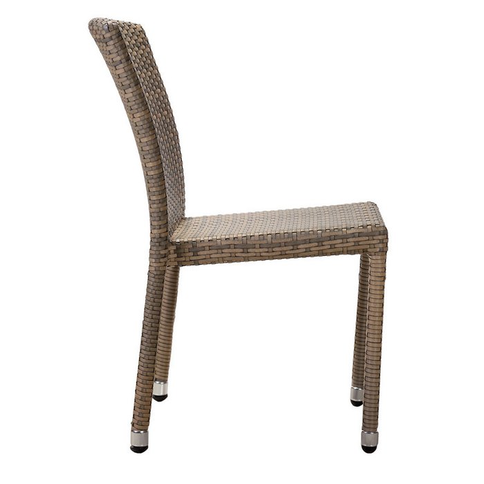 Стул Борнео G коричневого цвета - лучшие Садовые стулья в INMYROOM