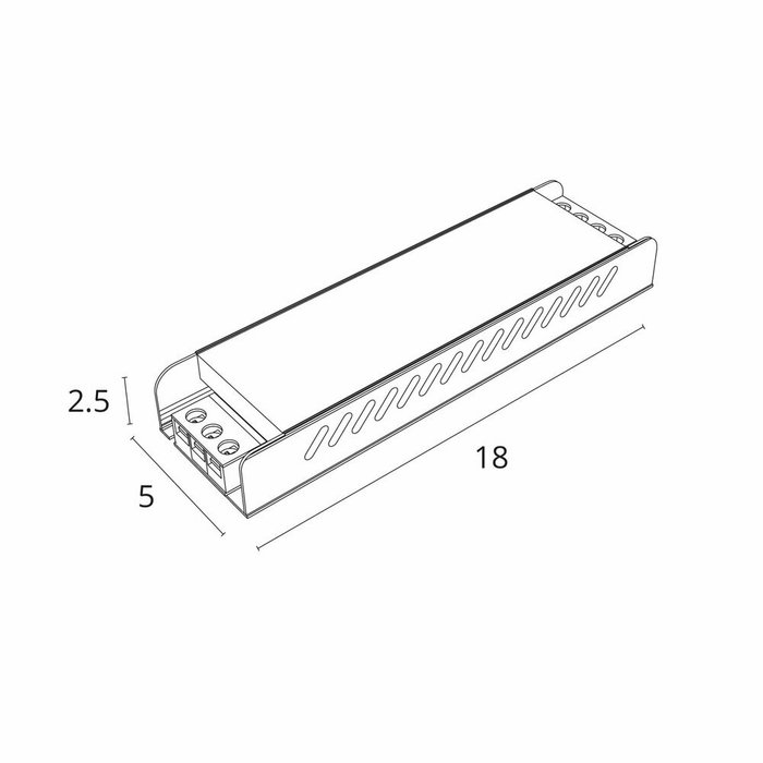 Блок питания 24V 150W 6.25А для светодиодных лент Arte Lamp STANDART A240506 - лучшие Блоки питания (трансформаторы) для светодиодных лент в INMYROOM