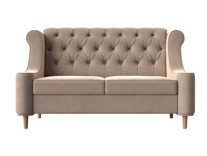 Прямой диван Бронкс бежевого цвета - купить Прямые диваны по цене 41999.0