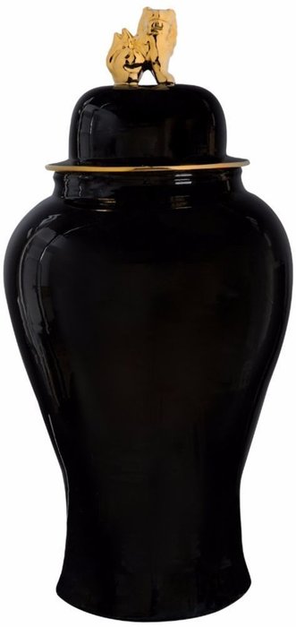 Керамическая напольная Ваза черного цвета - купить Вазы  по цене 76375.0