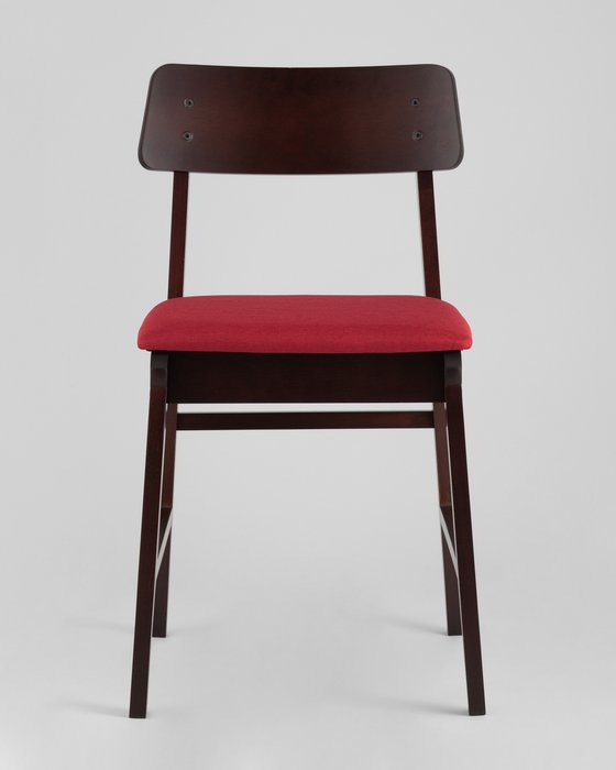 Стулья Oden с мягким сиденьем красного цвета - купить Обеденные стулья по цене 5490.0