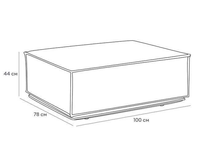 Пуф Asti светло-бежевого цвета - лучшие Пуфы в INMYROOM Пуф Asti светло-бежевого цвета - лучшие Пуфы в INMYROOM