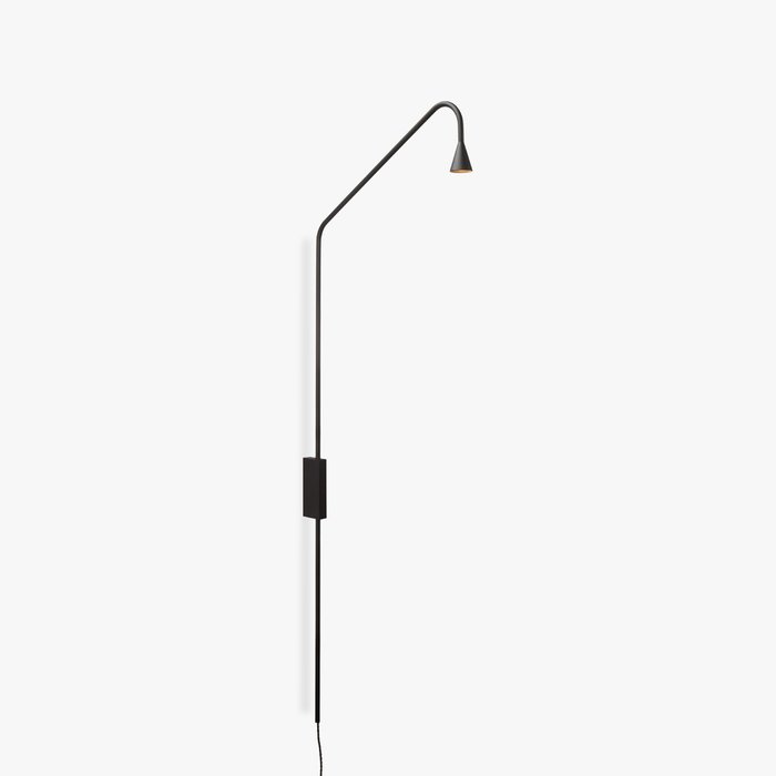 Настенный светодиодный светильник на высокой стойке с металлическим плафоном в форме конуса AREND - купить Бра и настенные светильники по цене 29210.0