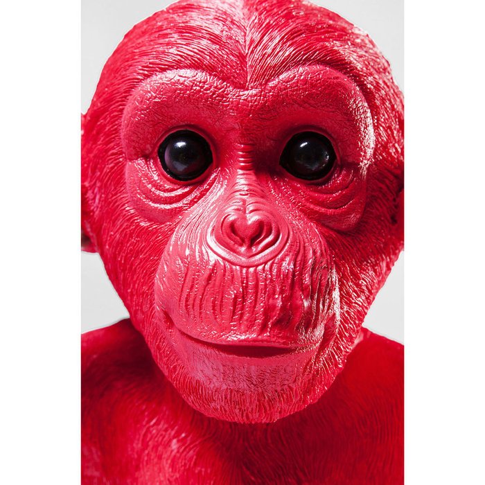 Копилка Monkey красного цвета - лучшие Фигуры и статуэтки в INMYROOM