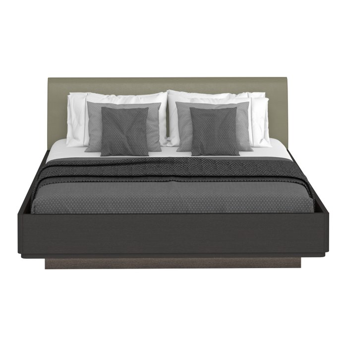 Кровать Элеонора 180х200 с изголовьем серо-бежевого цвета и подъемным механизмом - купить Кровати для спальни по цене 55760.0
