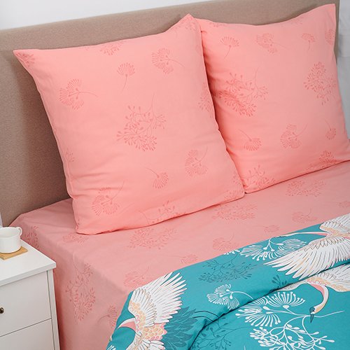 КПБ Традиция 'ПРОСТО КРАСИВЫЙ' евро, бязь, 100 % хлопок, пл. 125 гр./кв.м., 'Журавли' - купить Комплекты постельного белья по цене 3432