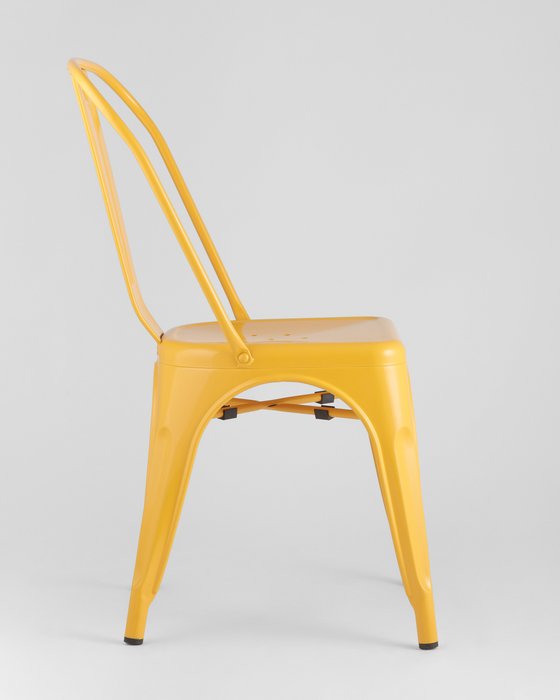 Стул Tolix желтого цвета - лучшие Обеденные стулья в INMYROOM