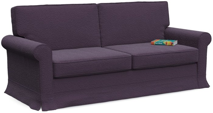 Диван-кровать Classic в отделке Sharpei Plum - купить Прямые диваны по цене 39490.0 Диван-кровать Classic в отделке Sharpei Plum - купить Прямые диваны по цене 39490.0