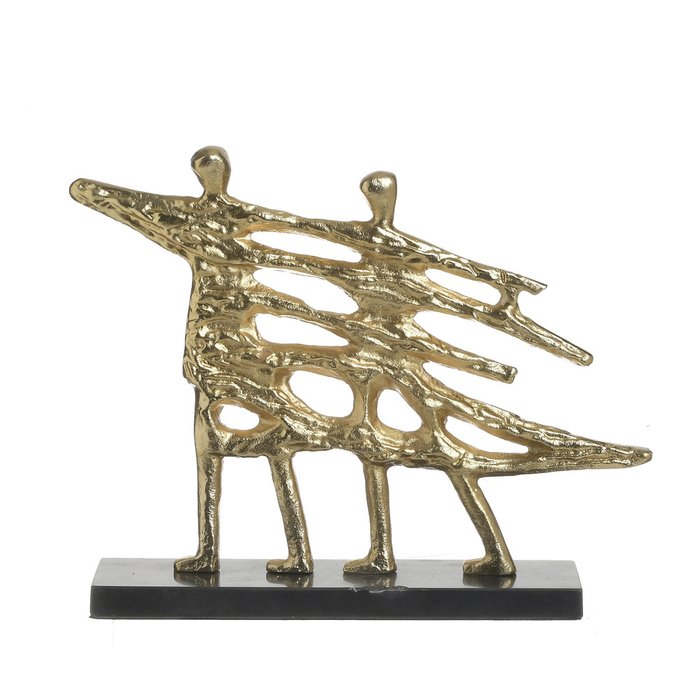 Декор настольный Form золотого цвета - купить Фигуры и статуэтки по цене 11660.0