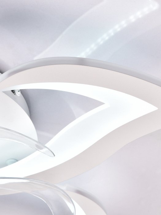 Люстра-вентилятор Ledfan LED LAMPS 81487 (акрил, цвет белый) - лучшие Потолочные люстры в INMYROOM