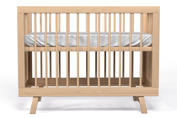 Кроватка для новорожденного Lilla Aria 60х120 бежевого цвета - лучшие Колыбели в INMYROOM