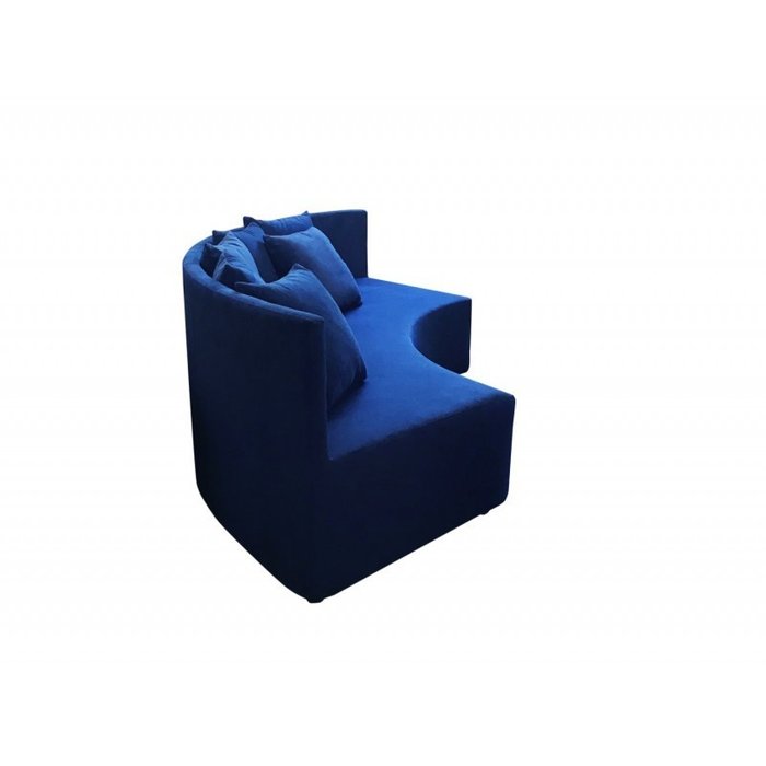 Диван Тоскана полукруглый модуль синего цвета - купить Прямые диваны по цене 79200.0