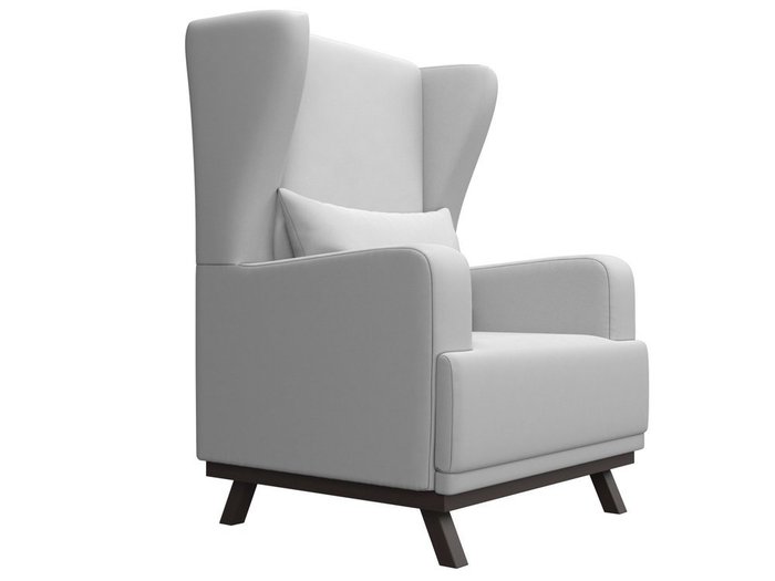 Кресло Джон белого цвета (экокожа)  - лучшие Интерьерные кресла в INMYROOM