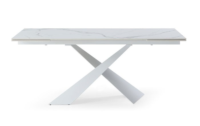 Обеденной раскладной стол Savoy белого цвета - купить Обеденные столы по цене 133620.0