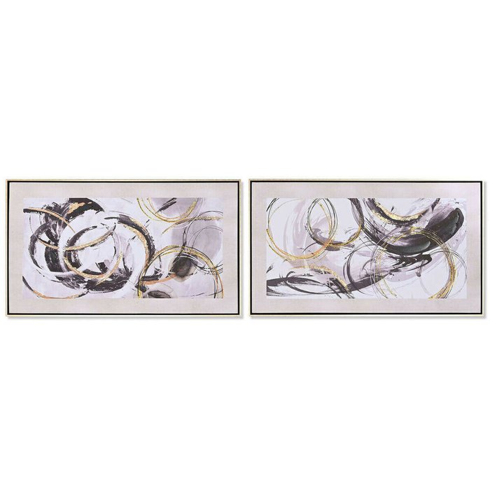 Картина Абстракция современный 95 x 3 x 55 cm (2 штук)