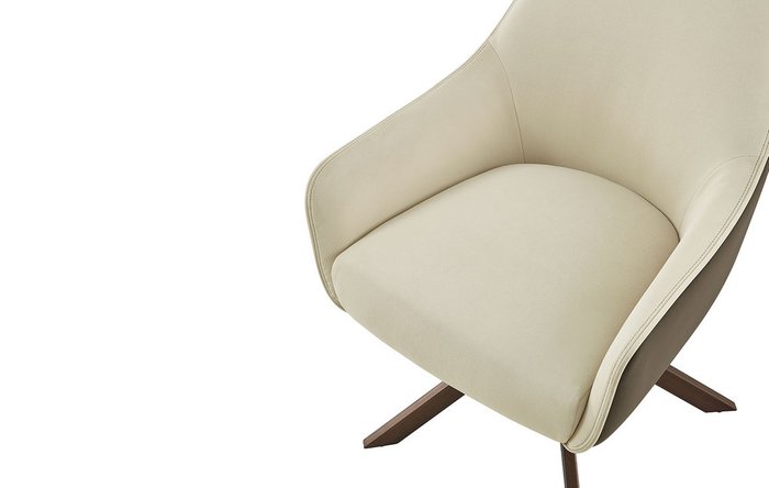 Обеденный стул Emma бежевого цвета - лучшие Обеденные стулья в INMYROOM