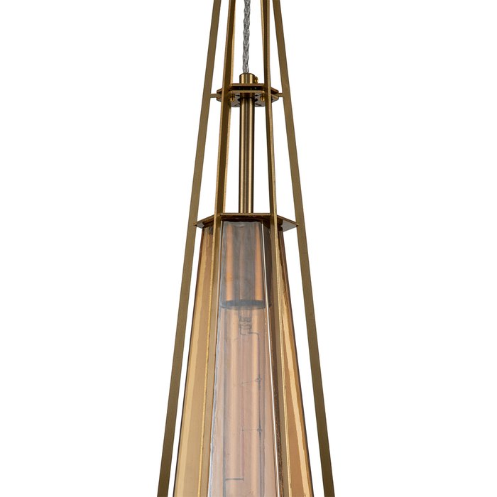 Подвесной светильник Vista янтарно-золотого цвета - лучшие Подвесные светильники в INMYROOM