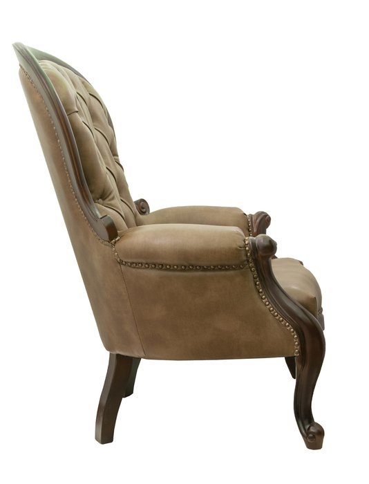 Кресло Madre brown коричневого цвета - лучшие Интерьерные кресла в INMYROOM