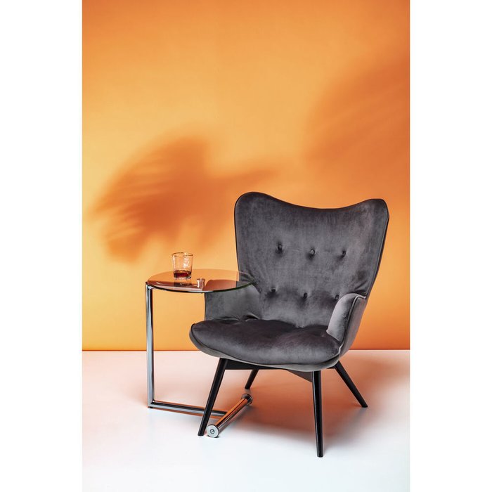 Кресло Vicky серого цвета - купить Интерьерные кресла по цене 80860.0