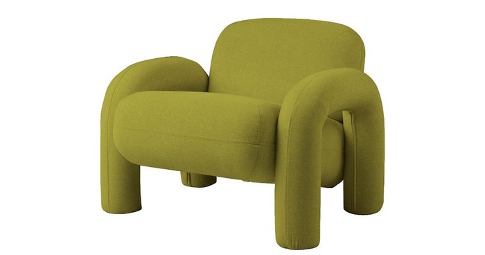 Кресло Bubo зеленого цвета