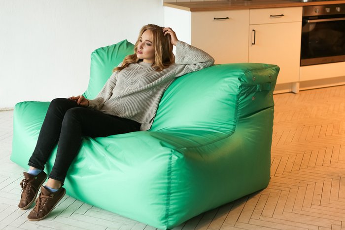 Бескаркасный диван Модерн зеленого цвета - лучшие Бескаркасная мебель в INMYROOM