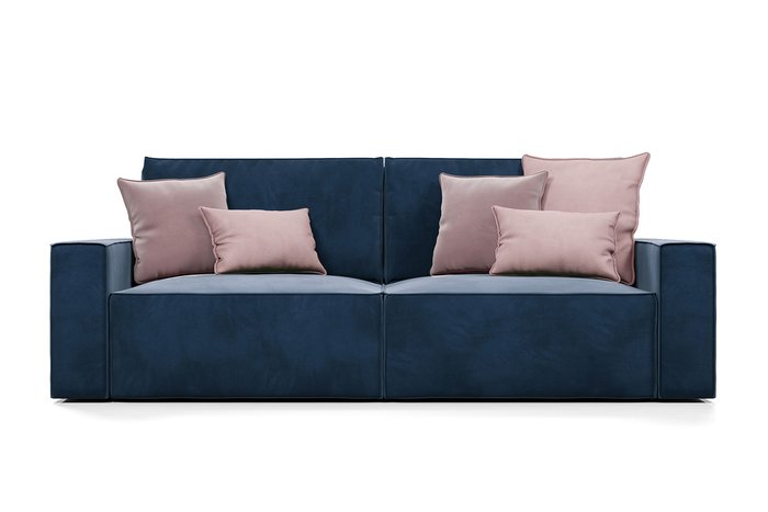 Диван-кровать Корсо-1 синего цвета - купить Прямые диваны по цене 54990.0
