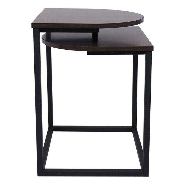 Стол кофейный Chip черно-коричневого цвета - лучшие Кофейные столики в INMYROOM