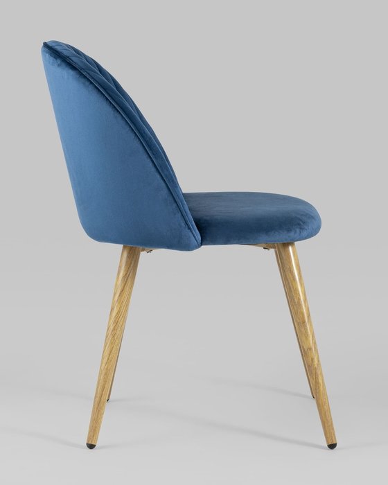 Стул Лион  Страйпс синего цвета - лучшие Обеденные стулья в INMYROOM