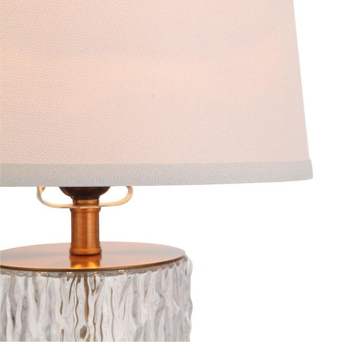 Настольная лампа Vecolе с белым абажуром - купить Настольные лампы по цене 7540.0