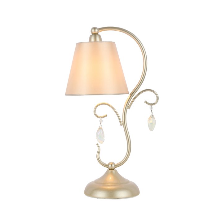 Настольная лампа  Rimonio с серебристом абажуром - купить Настольные лампы по цене 4950.0