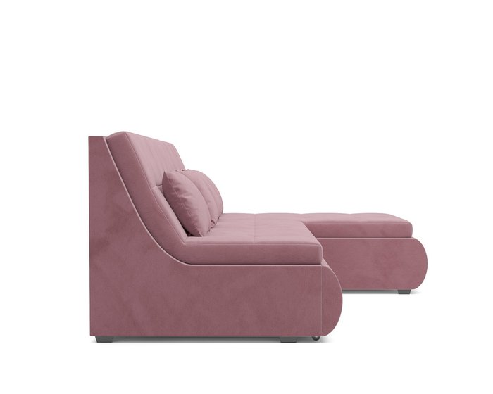 Угловой диван-кровать Дубай пудрового цвета - лучшие Угловые диваны в INMYROOM