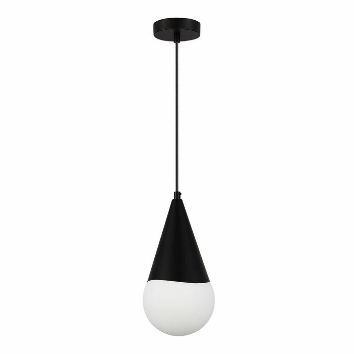 Светильник подвесной Черный/Белый E27 1*40W FIORI - купить Подвесные светильники по цене 4720.0