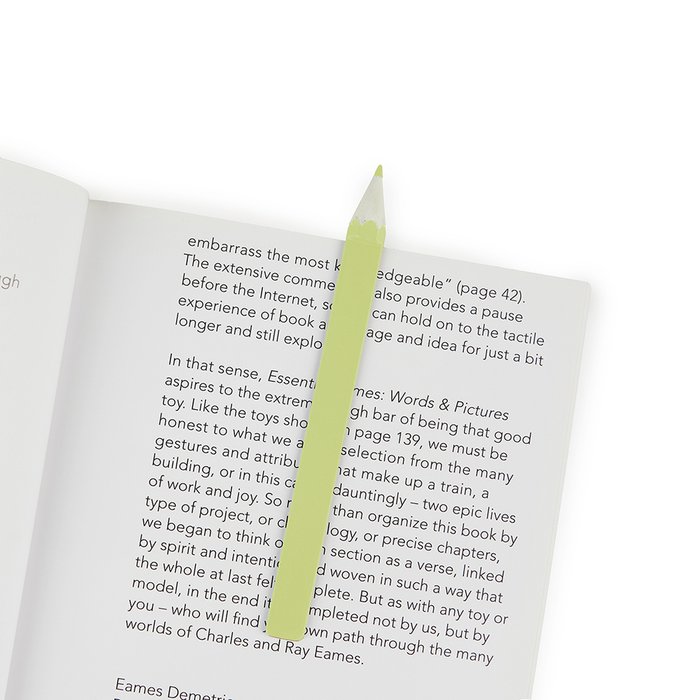 Закладка для книг Graphite зеленого цвета
