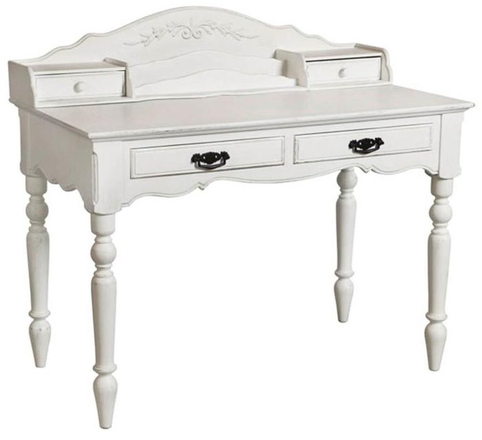 Стол-бюро Марсель белого цвета - лучшие Письменные столы в INMYROOM