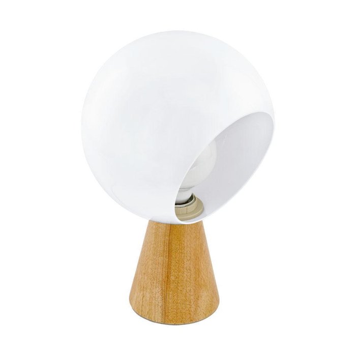 Настольная лампа Mamblas с белым плафоном