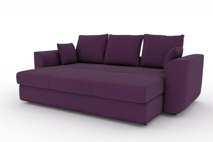 Прямой диван-кровать Stamford фиолетового цвета - купить Прямые диваны по цене 15500.0