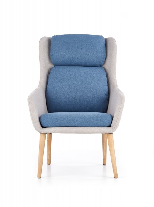 Кресло Purio сине-серого цвета - купить Интерьерные кресла по цене 27016.0