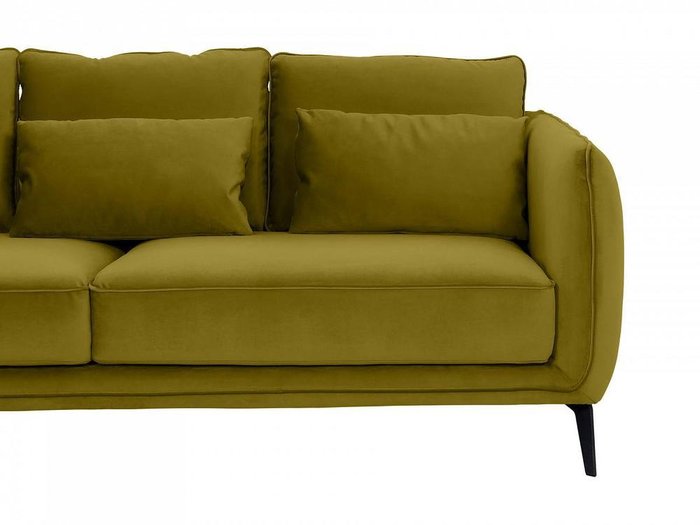 Диван Amsterdam желто-зеленого цвета - лучшие Прямые диваны в INMYROOM