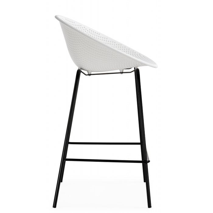 Полубарный стул Zeta белого цвета - лучшие Барные стулья в INMYROOM