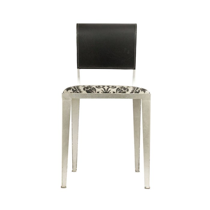 Стул BANCI Lucrezia из ткани белого цвета с черным орнаментом - купить Обеденные стулья по цене 205130.0