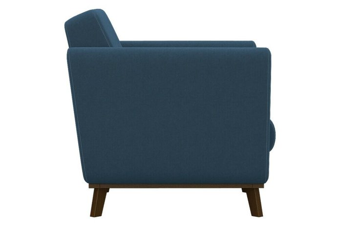 Кресло мягкое Лео синего цвета - лучшие Интерьерные кресла в INMYROOM