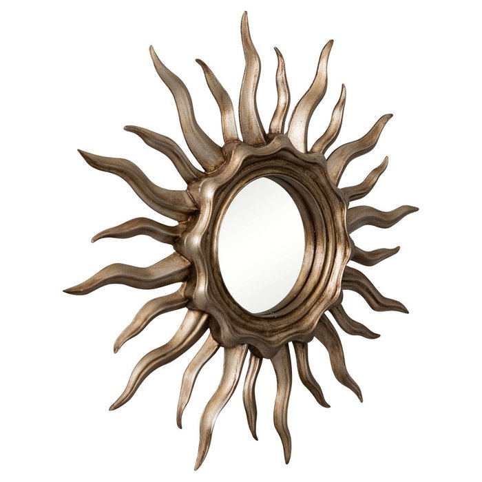 Зеркало настенное De Soleil в раме бронзового цвета - купить Настенные зеркала по цене 36900.0