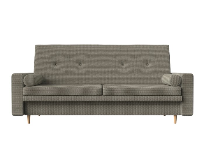 Прямой диван-кровать Белфаст серо-бежевого цвета (книжка) - купить Прямые диваны по цене 31990.0