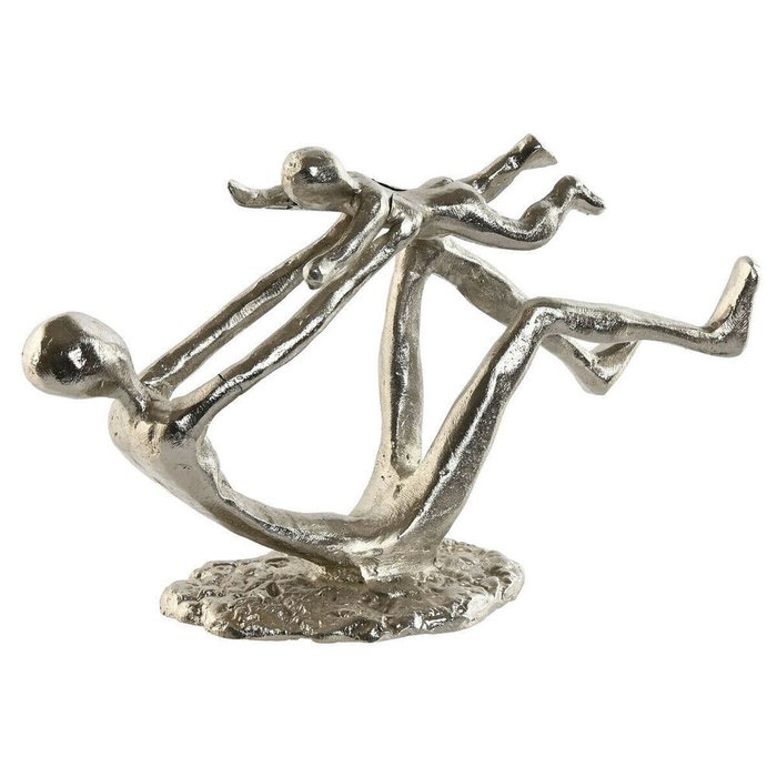 Декоративная фигура Серебристый 25 x 8 x 14 cm (2 штук)