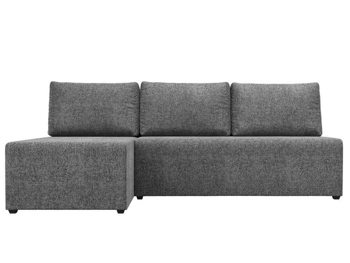 Угловой диван-кровать Поло серого цвета левый угол - купить Угловые диваны по цене 21999.0