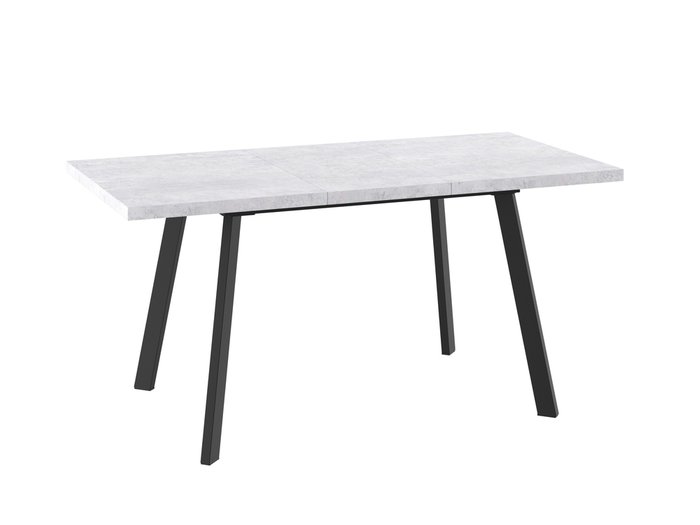 Раскладной обеденный стол Борг М светло-серого цвета - купить Обеденные столы по цене 18991.0