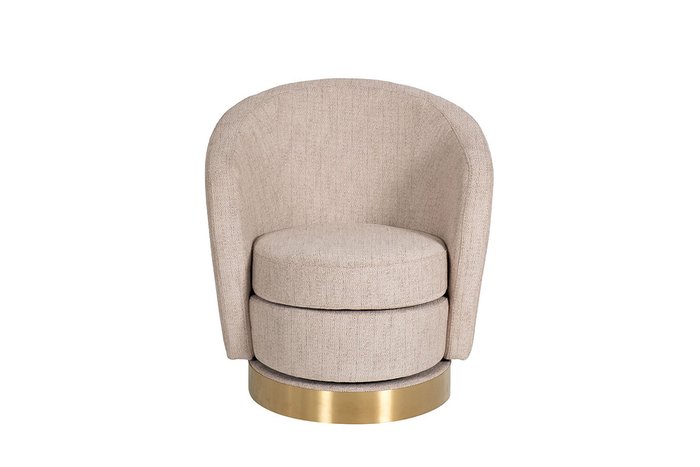 Кресло Napoli бежевого цвета - купить Интерьерные кресла по цене 48000.0
