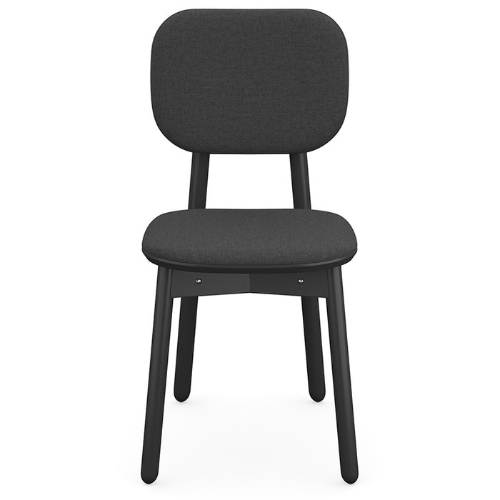 Стул Saga в обивке из рогожки темно-серого цвета - купить Обеденные стулья по цене 28900.0