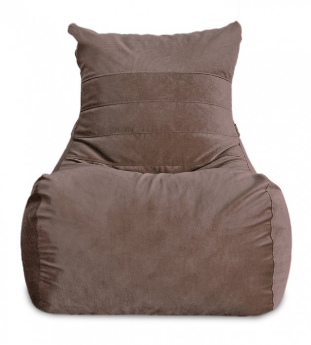 Кресло мешок Чилаут Maserrati 09 XL темно-коричневого цвета