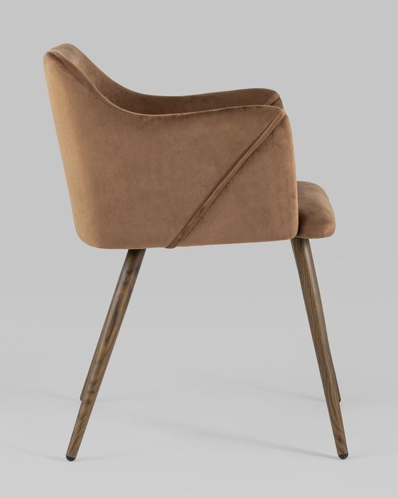 Стул Монарх коричневого цвета - лучшие Обеденные стулья в INMYROOM